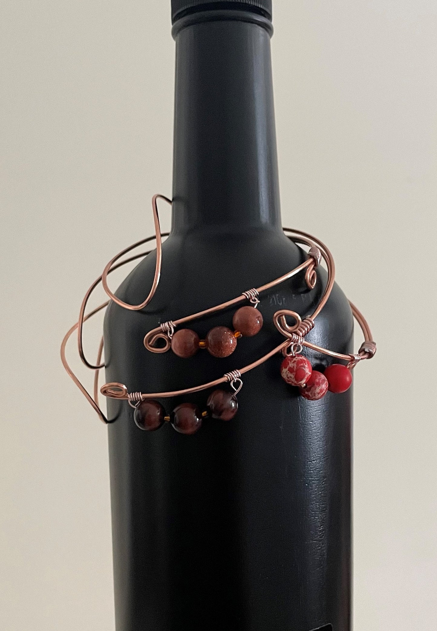 3-Stone Frame Bangle/Cuff