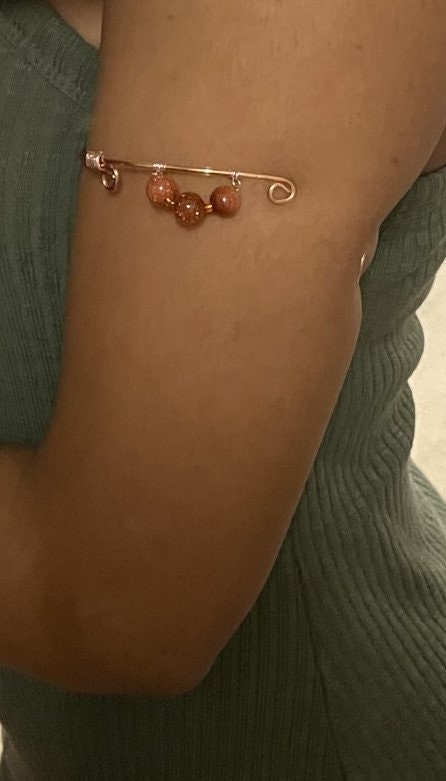 3-Stone Frame Bangle/Cuff